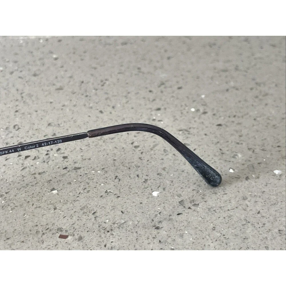 SUPERFLEX SFK 44 EYEGLASSES FRAMES ONLY 42-17-120 W Color 2 full rim gray navy